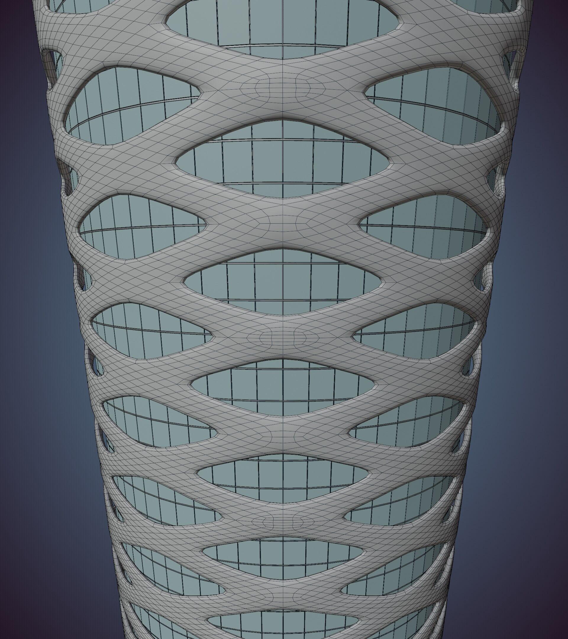 Parametric Building 1b13 3D model_53