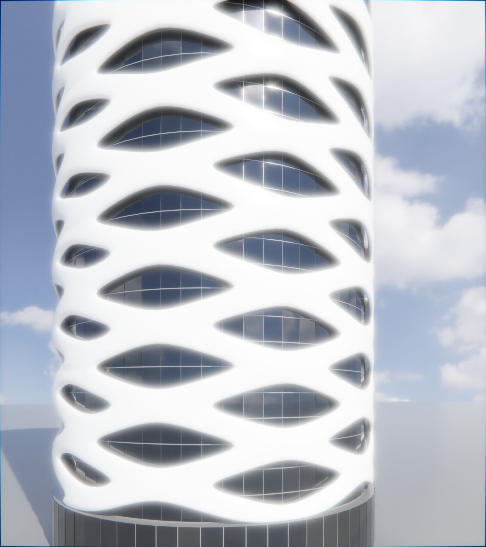 Parametric Building 1b13 3D model_11