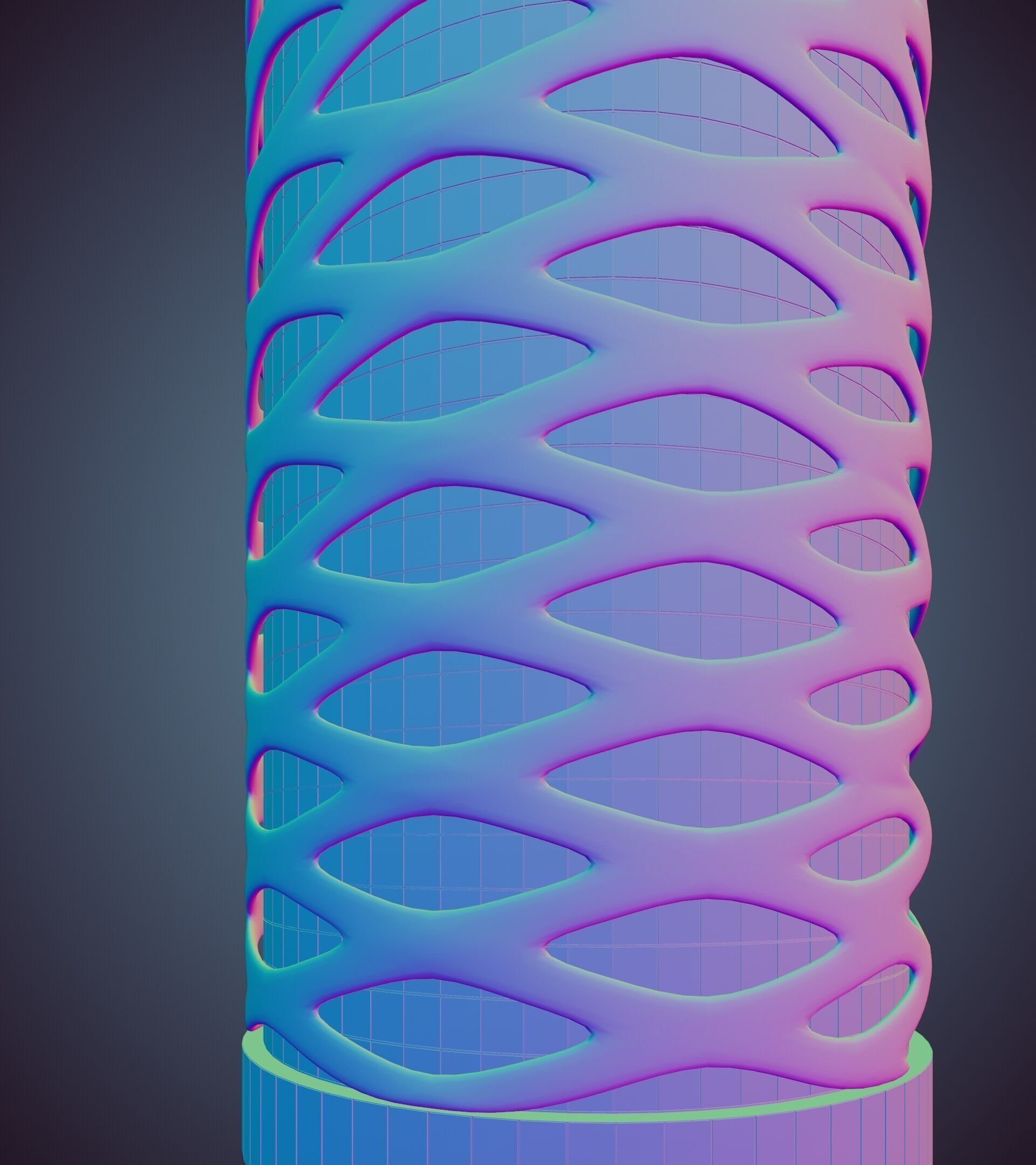 Parametric Building 1b13 3D model_39