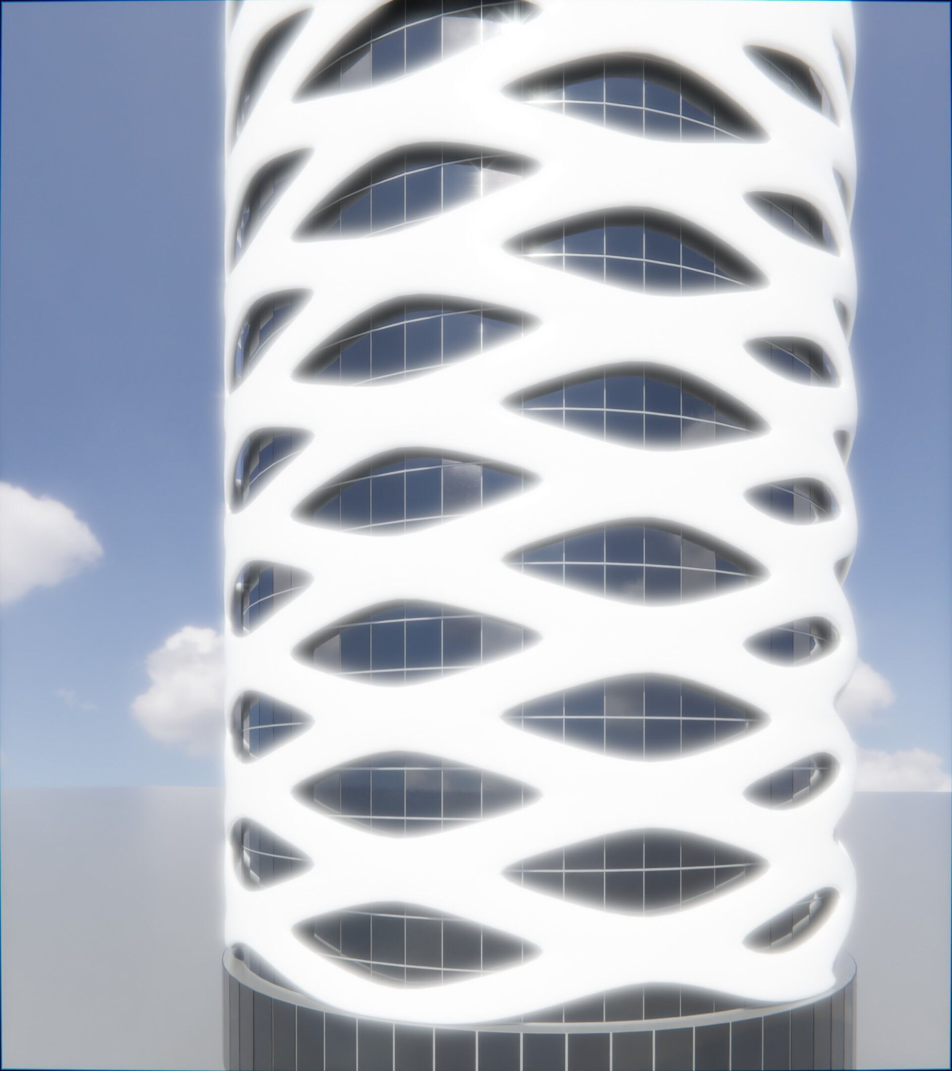 Parametric Building 1b13 3D model_12