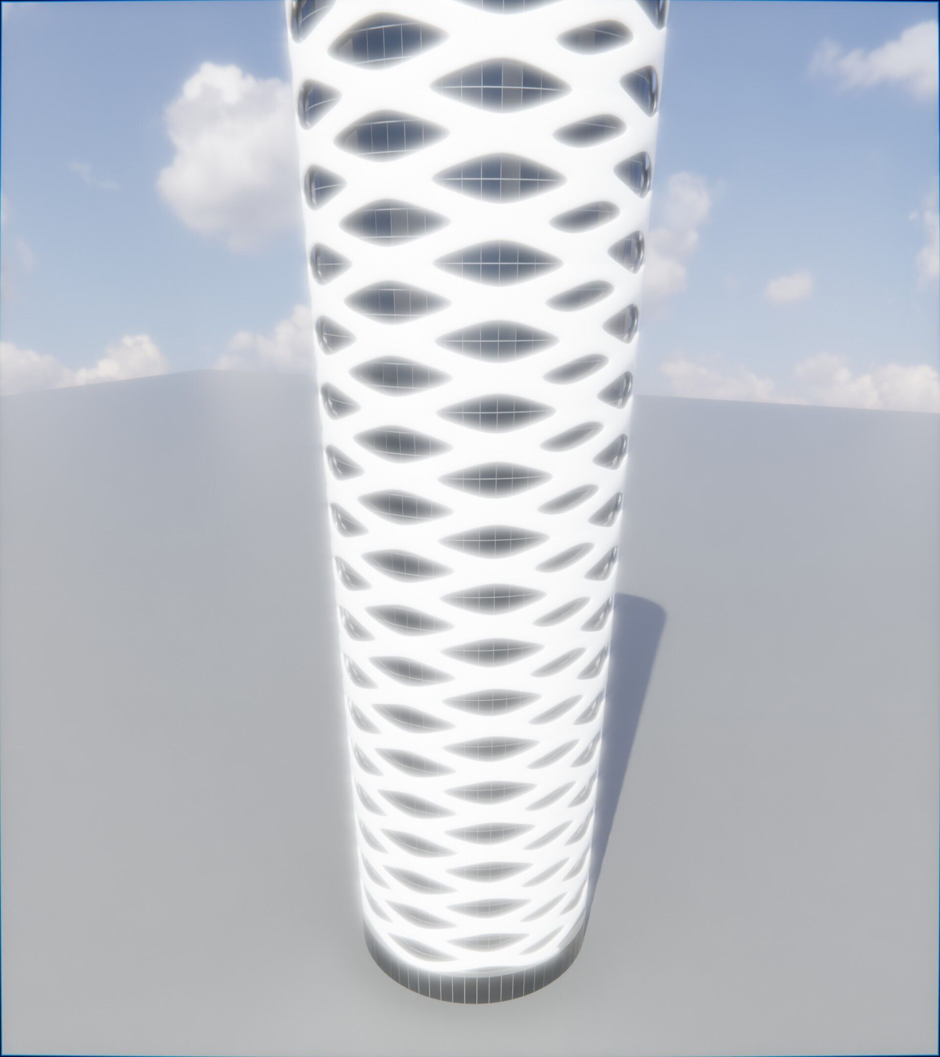 Parametric Building 1b13 3D model_9
