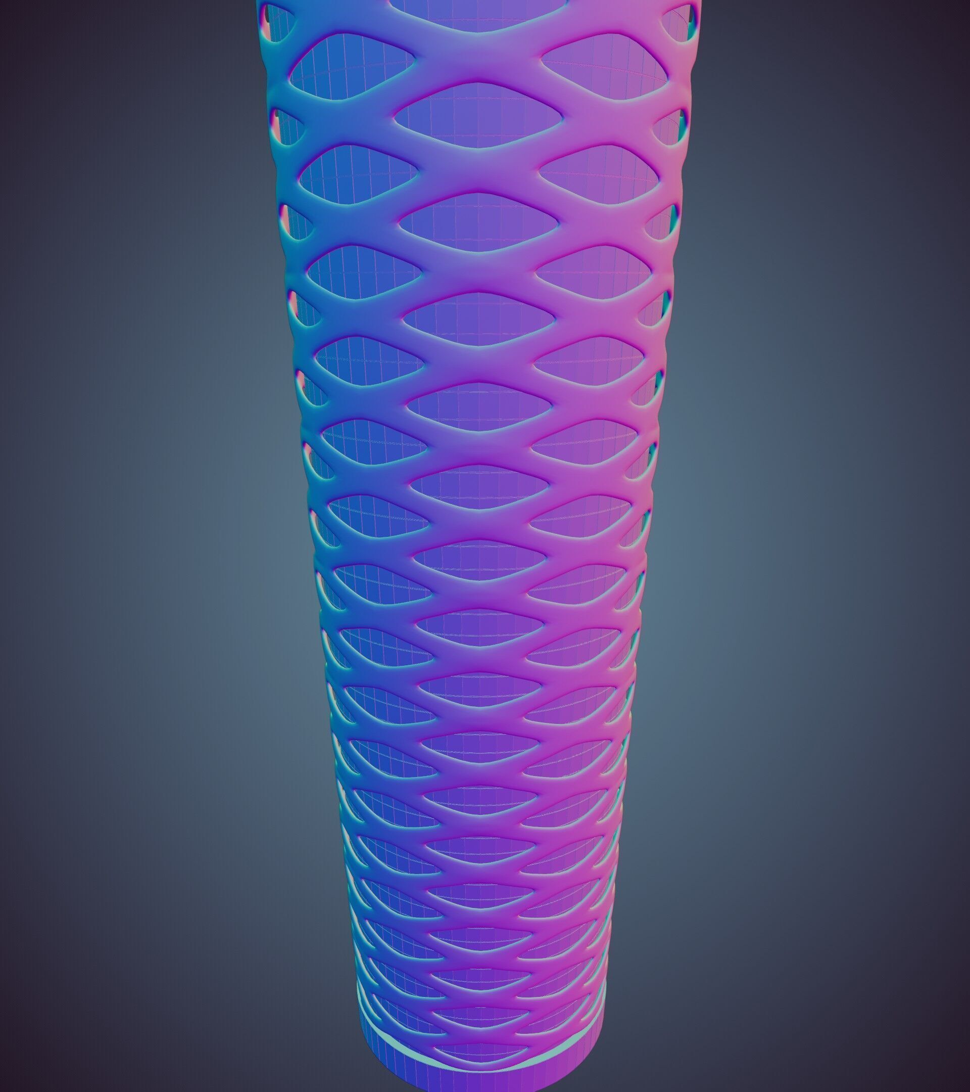 Parametric Building 1b13 3D model_34