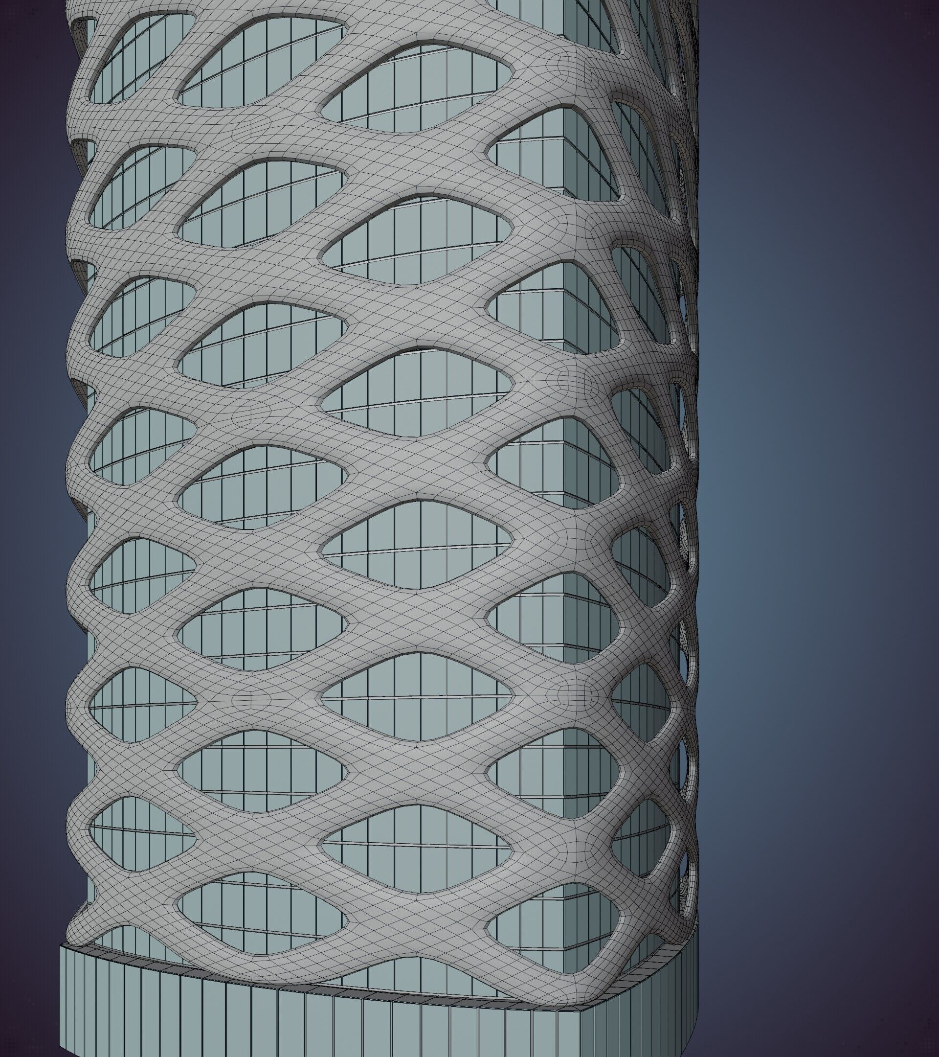 Parametric Building 1d13 3D model_51