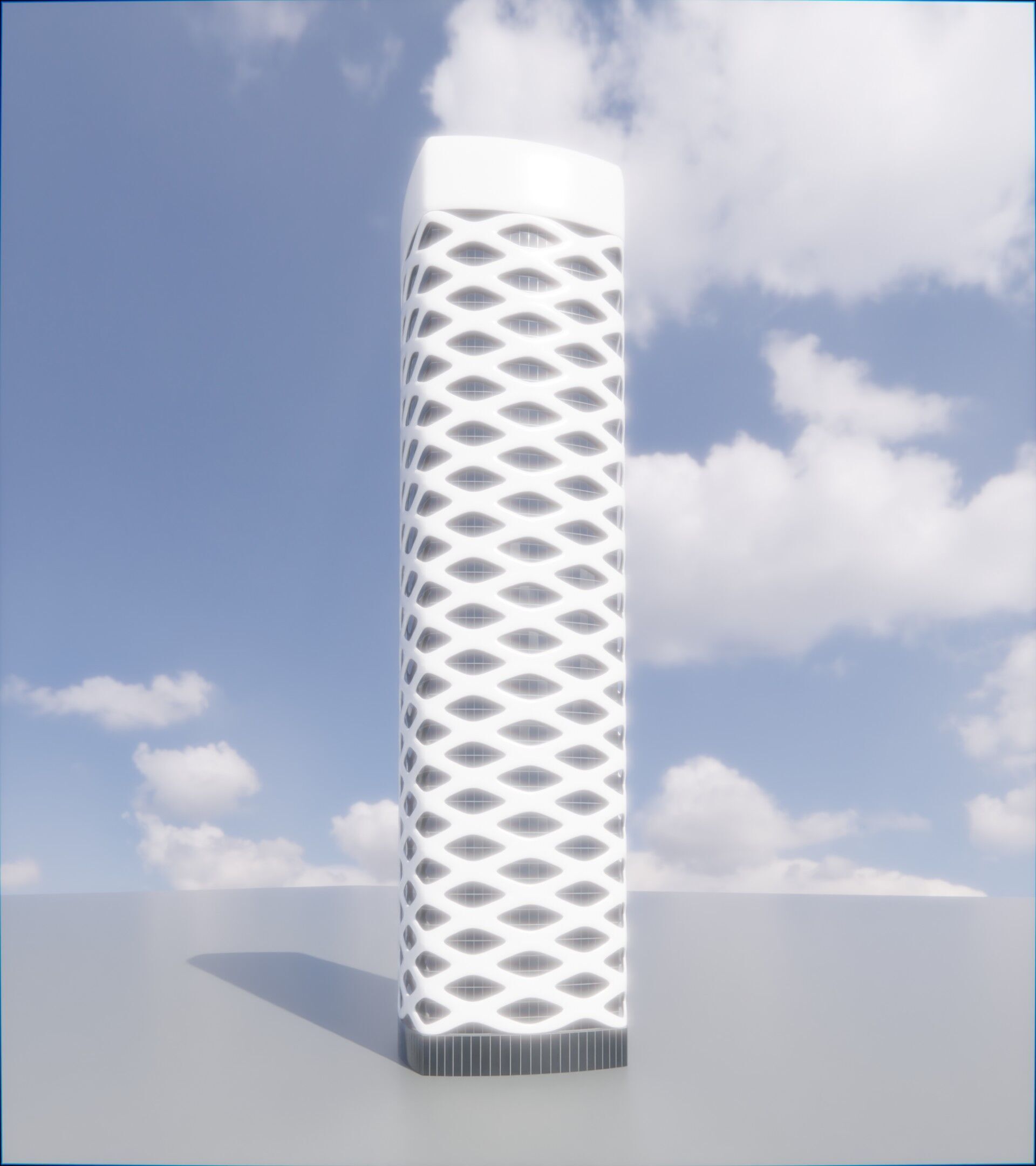 Parametric Building 1d13 3D model_3