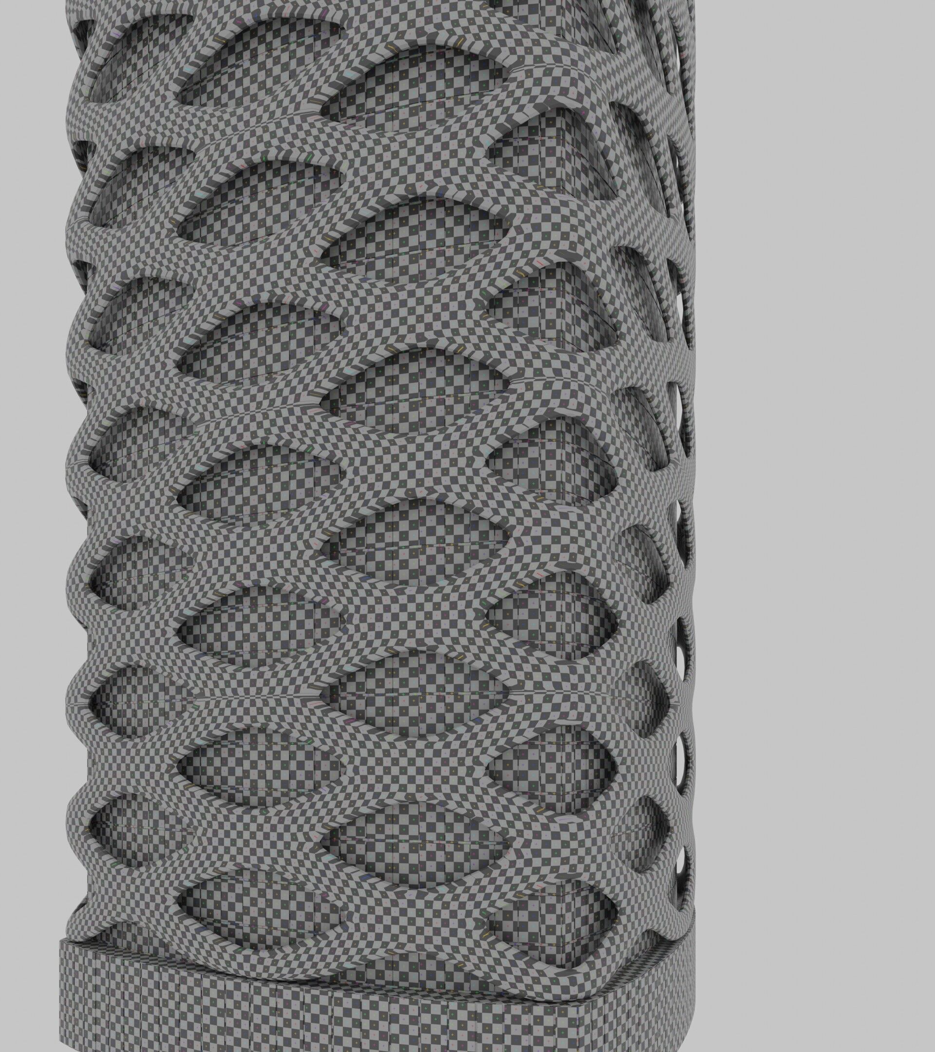 Parametric Building 1d13 3D model_24
