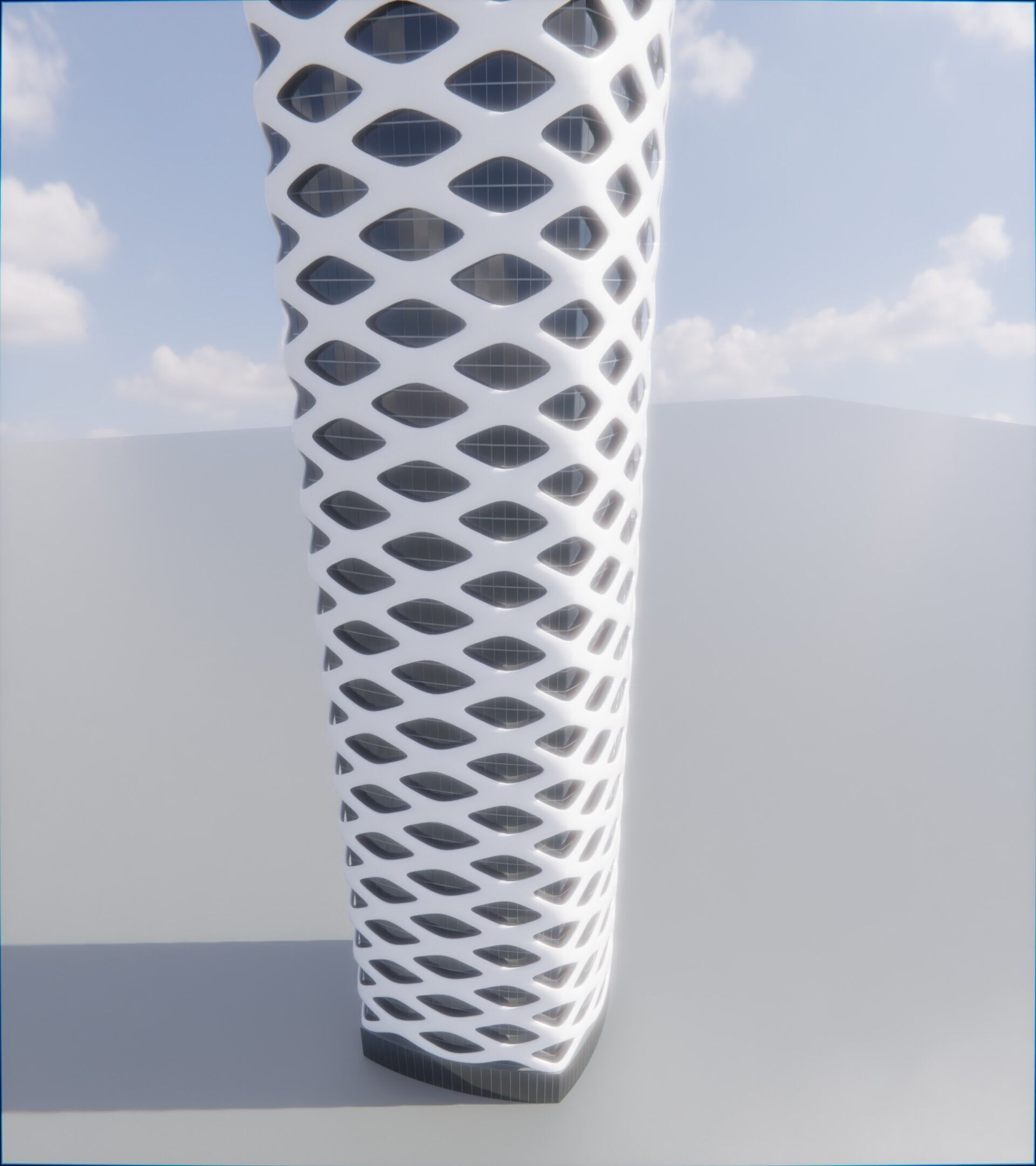 Parametric Building 1d13 3D model_8