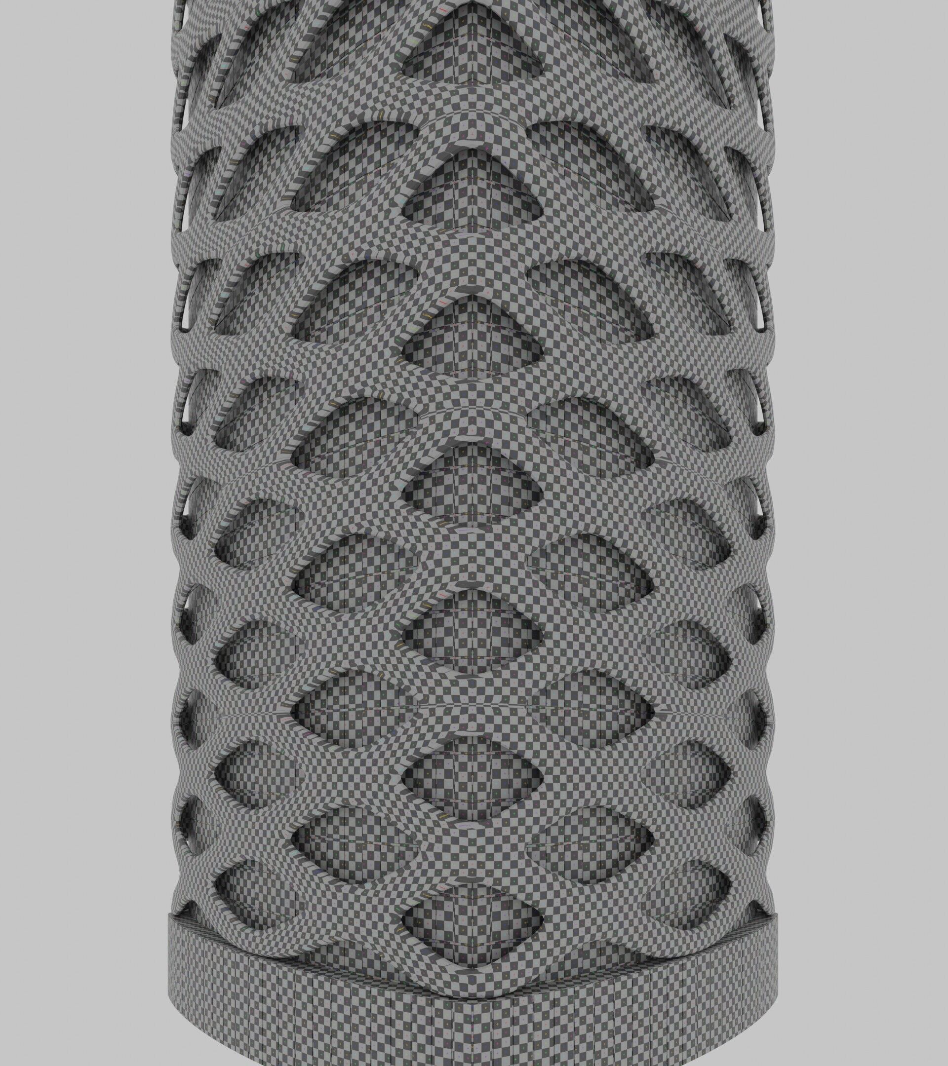 Parametric Building 1d13 3D model_23