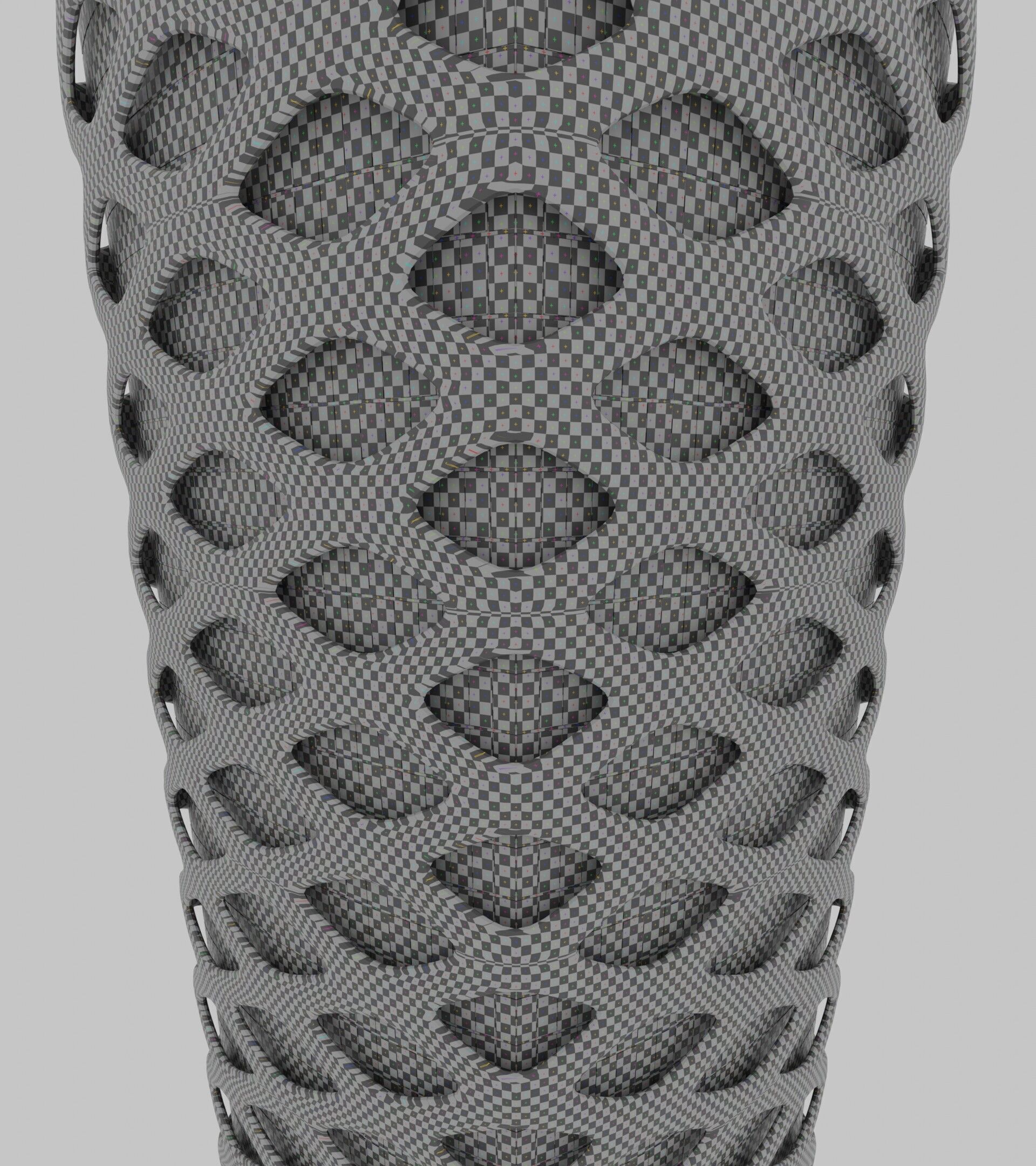 Parametric Building 1d13 3D model_26