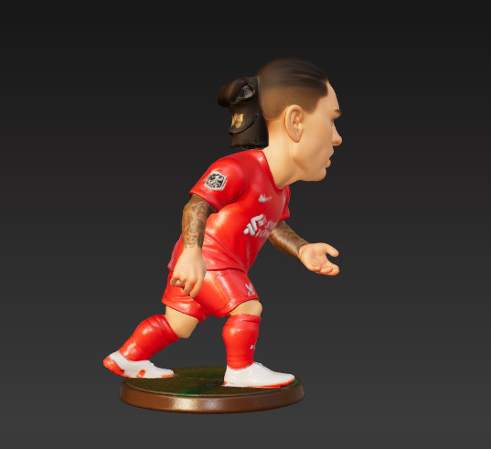 Darwin Nunez Mini Fut Series 3D print model_3