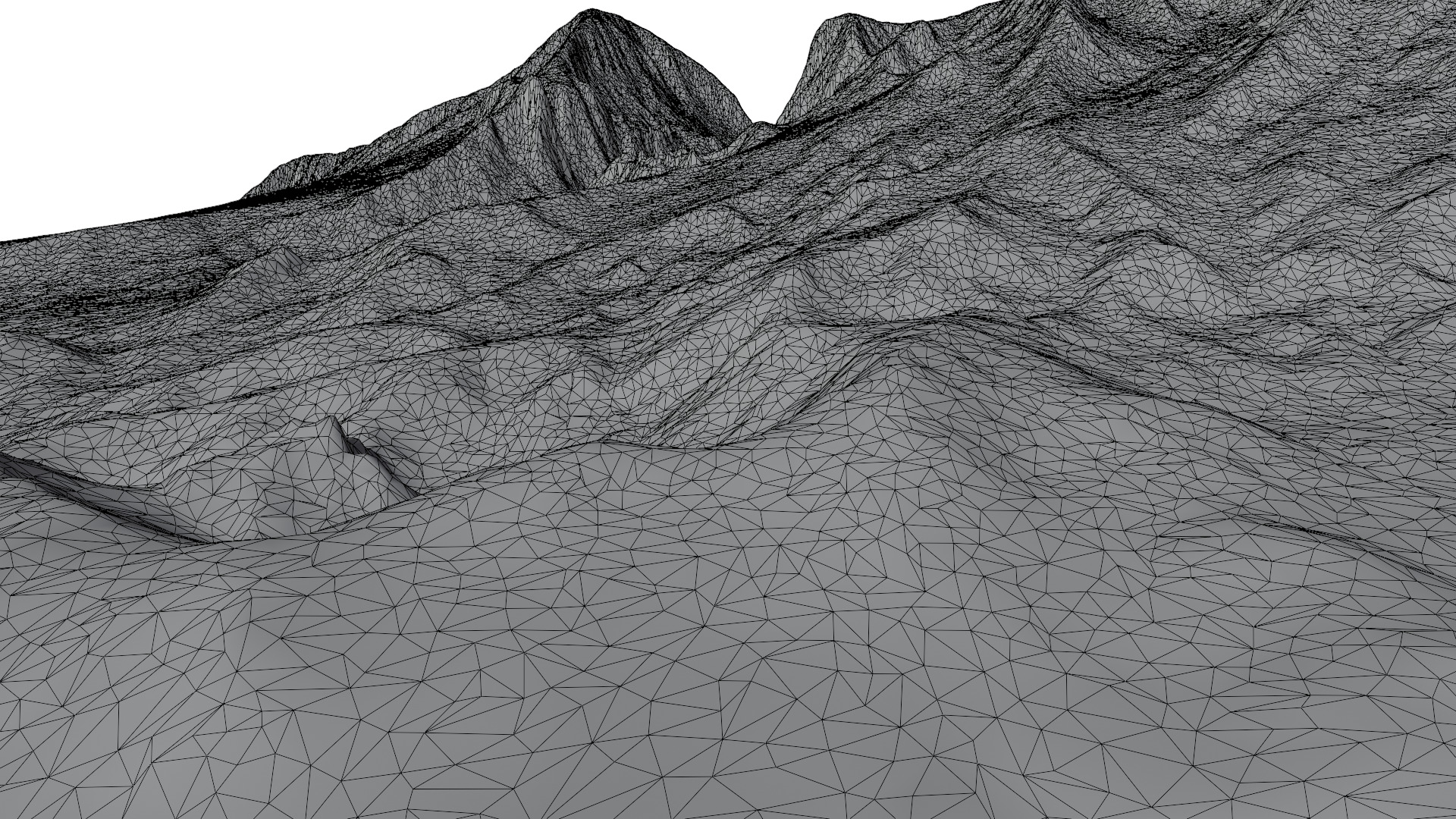 Volcanic Island 3D Terrain Model  3D model_7