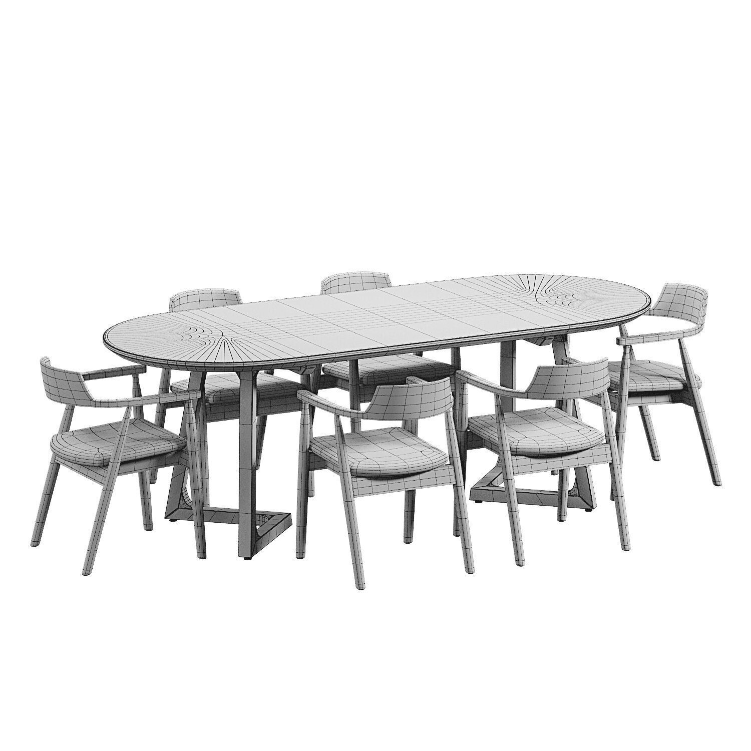  Pastis Dinner Set 3D model_10