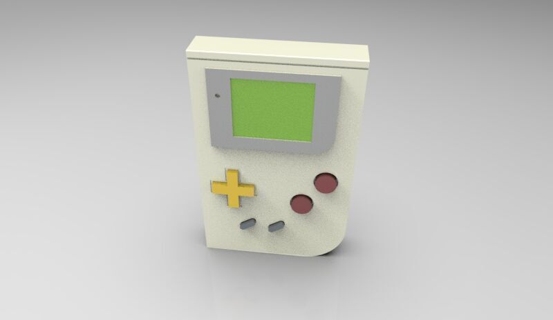 Gameboy Vintages 3D print model_1