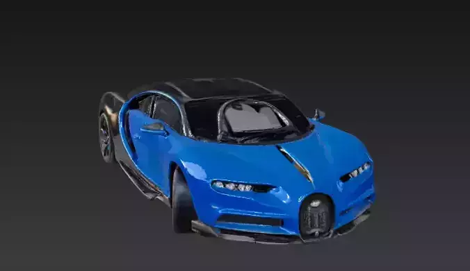 Bugatti Chiron 3D Model Free 3D print model