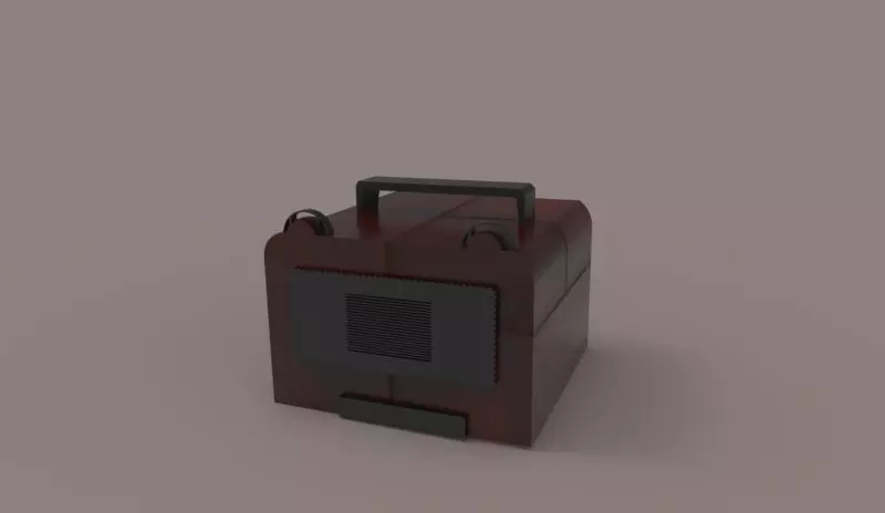 Radio Bakelite 3D print model