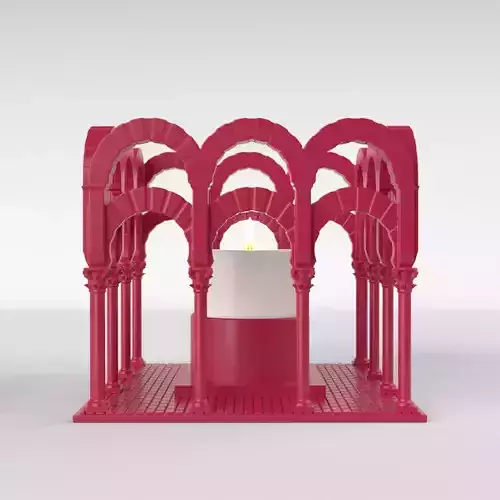 Arches Votive candle Holder 3D print model