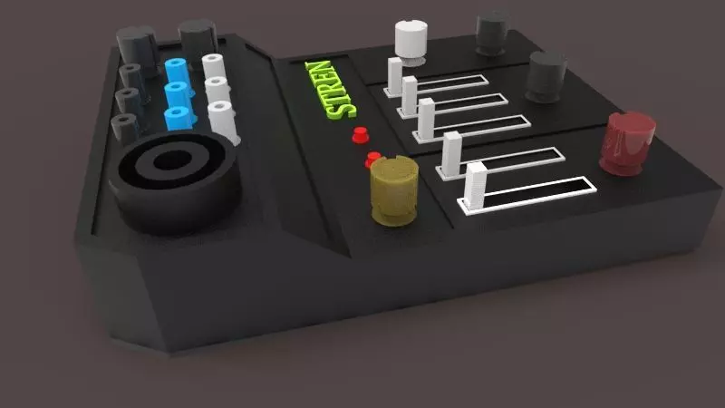 Audio Mixer 3D print model