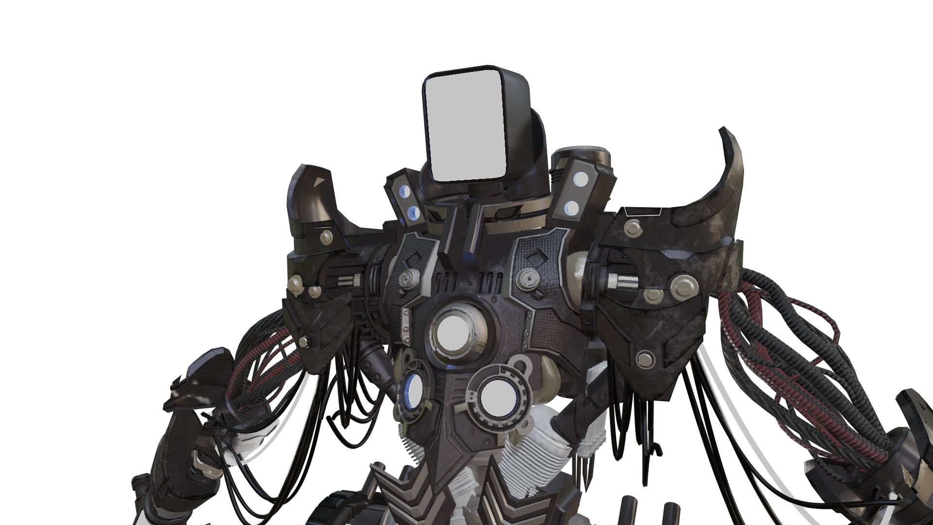 HighTech Robot Squad Game Ready Assets 3D Model Collection_32