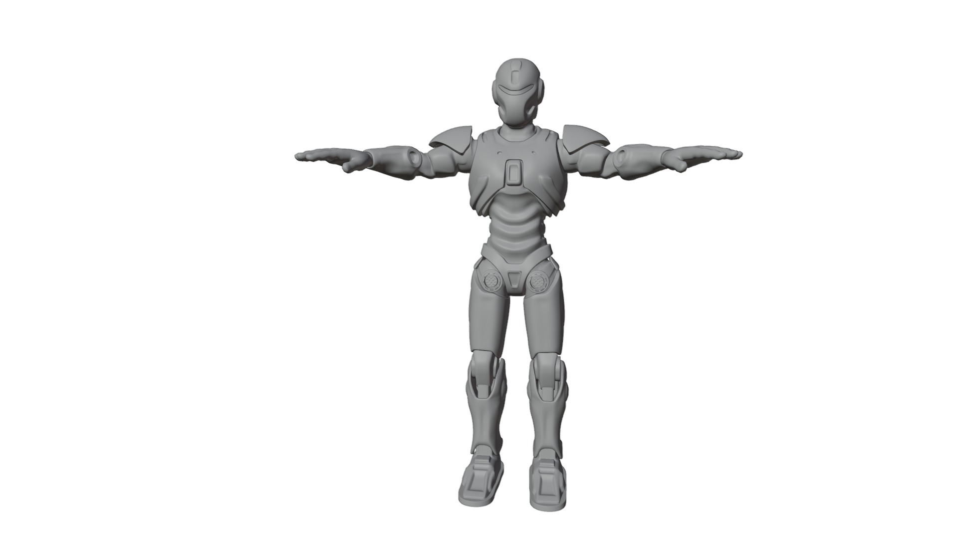 HighTech Robot Squad Game Ready Assets 3D Model Collection_48