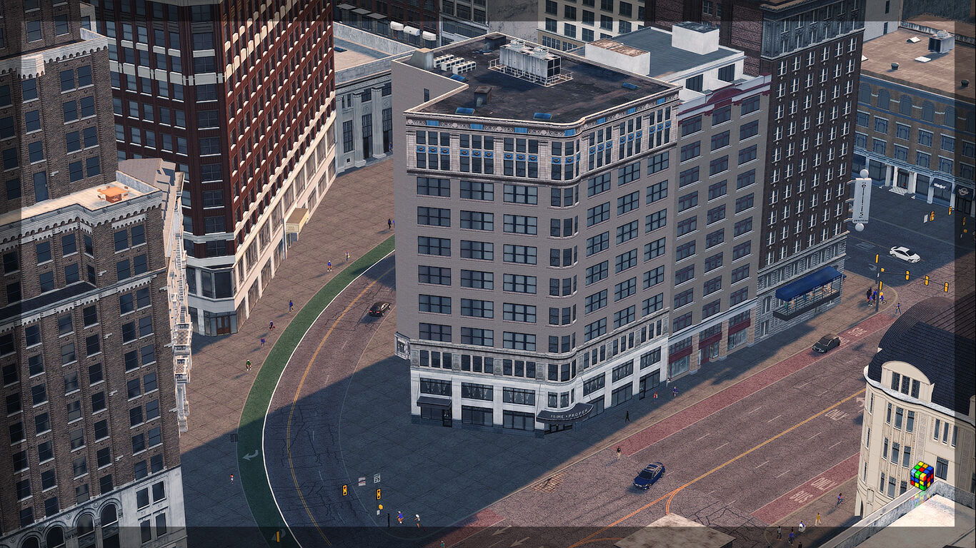 Capitol Park Loft Low-poly 3D model_1