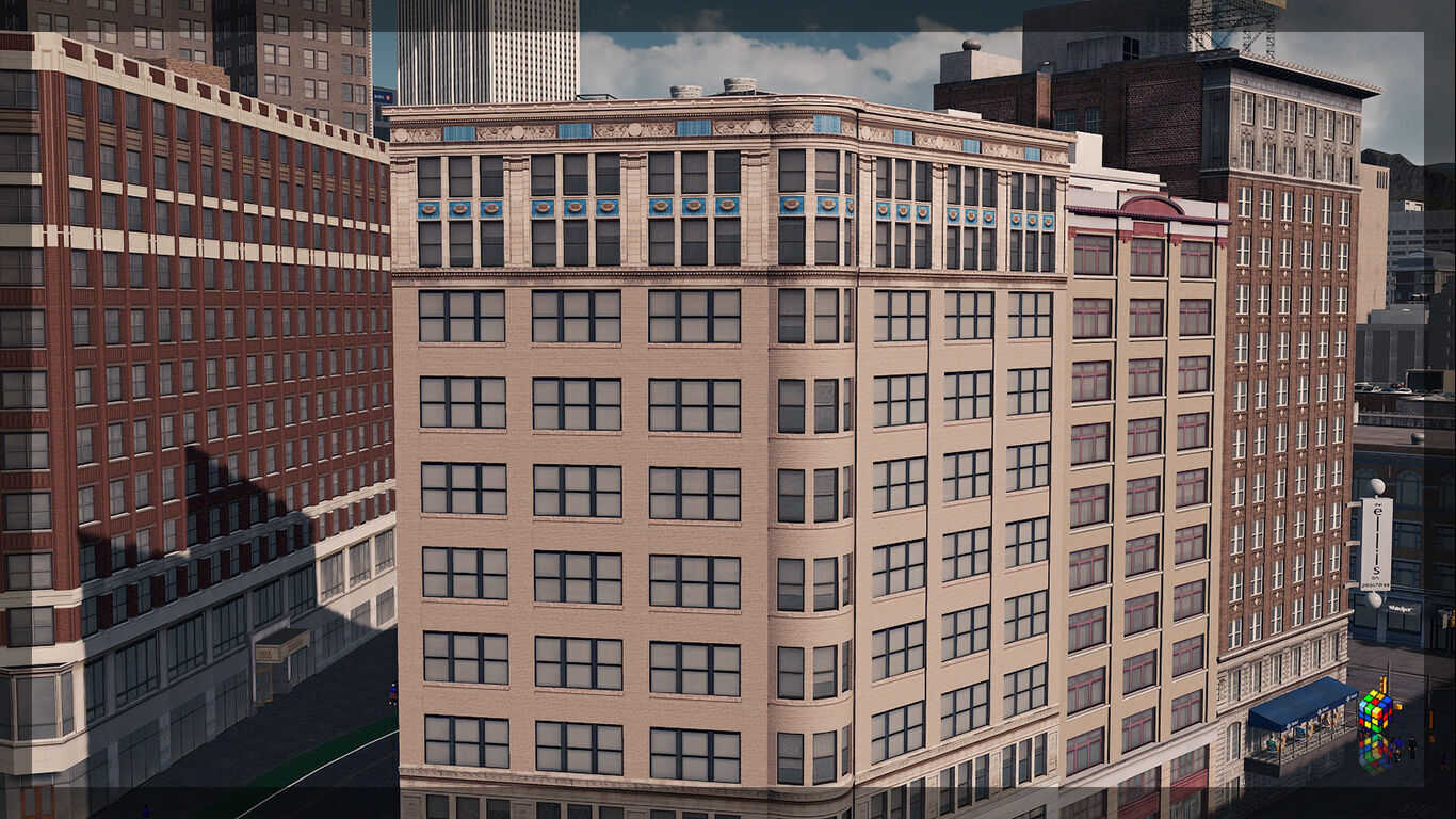 Capitol Park Loft Low-poly 3D model_8