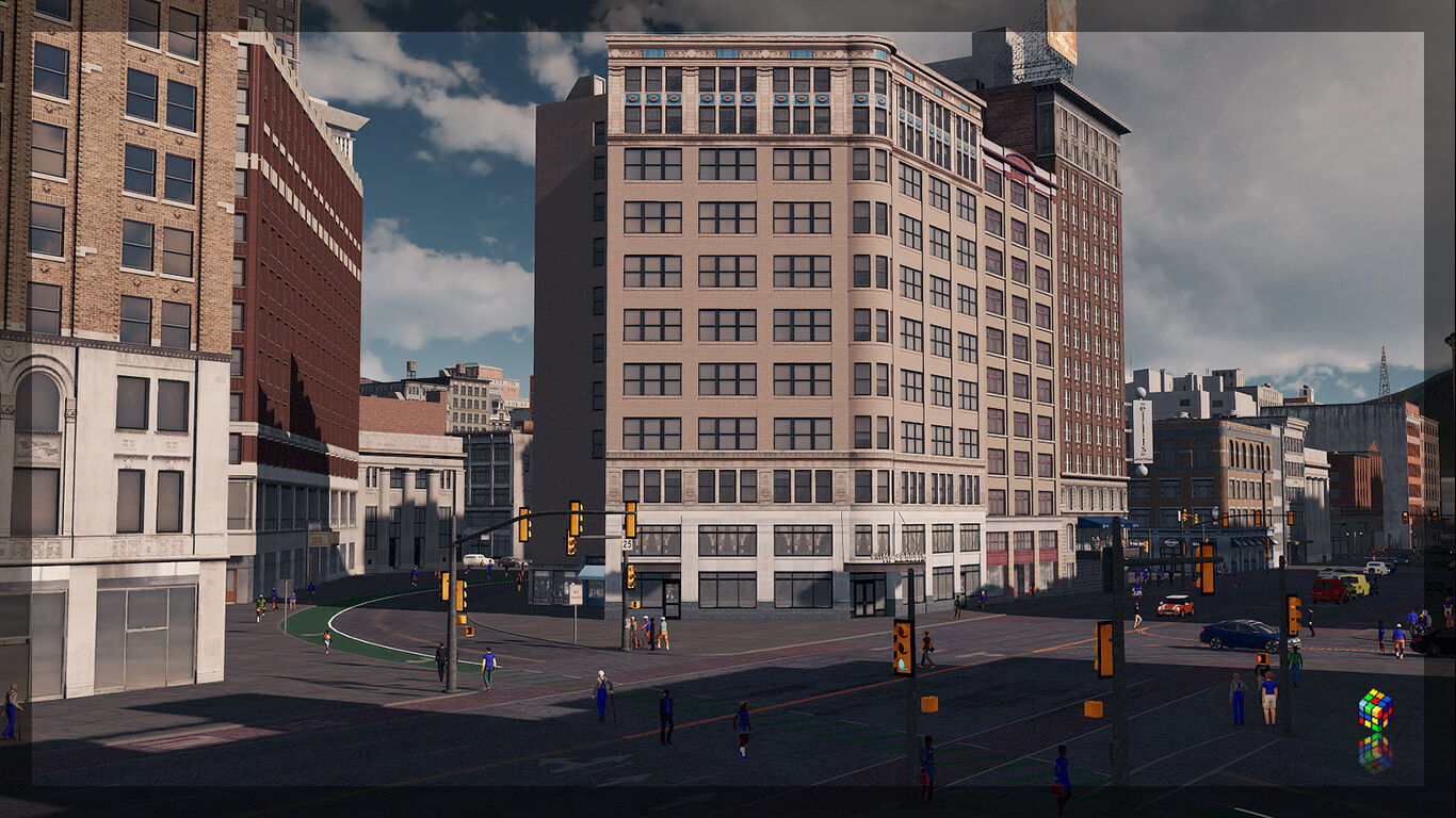 Capitol Park Loft Low-poly 3D model_7