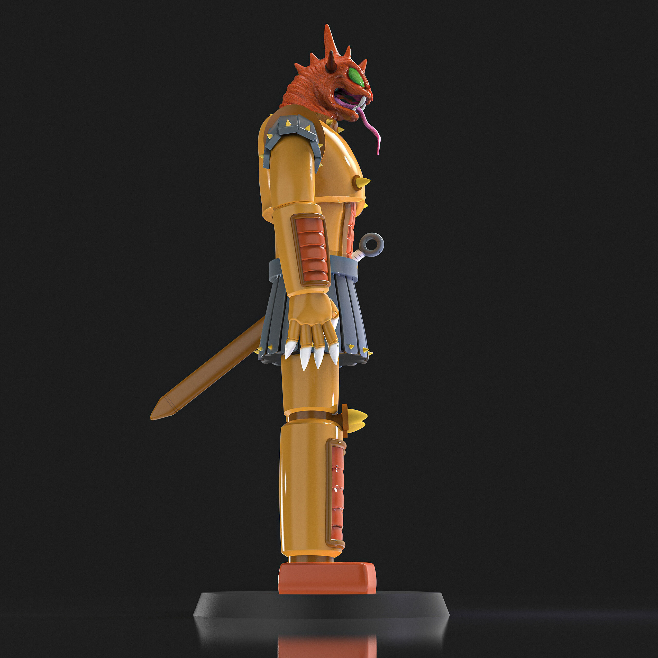 Serpenter I6 Mazinger Z 3D print model_6