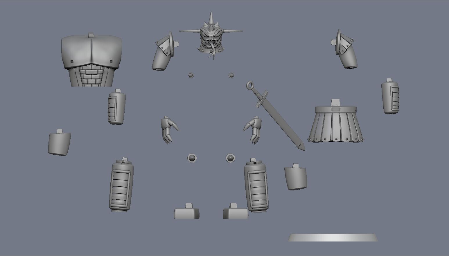 Serpenter I6 Mazinger Z 3D print model_8