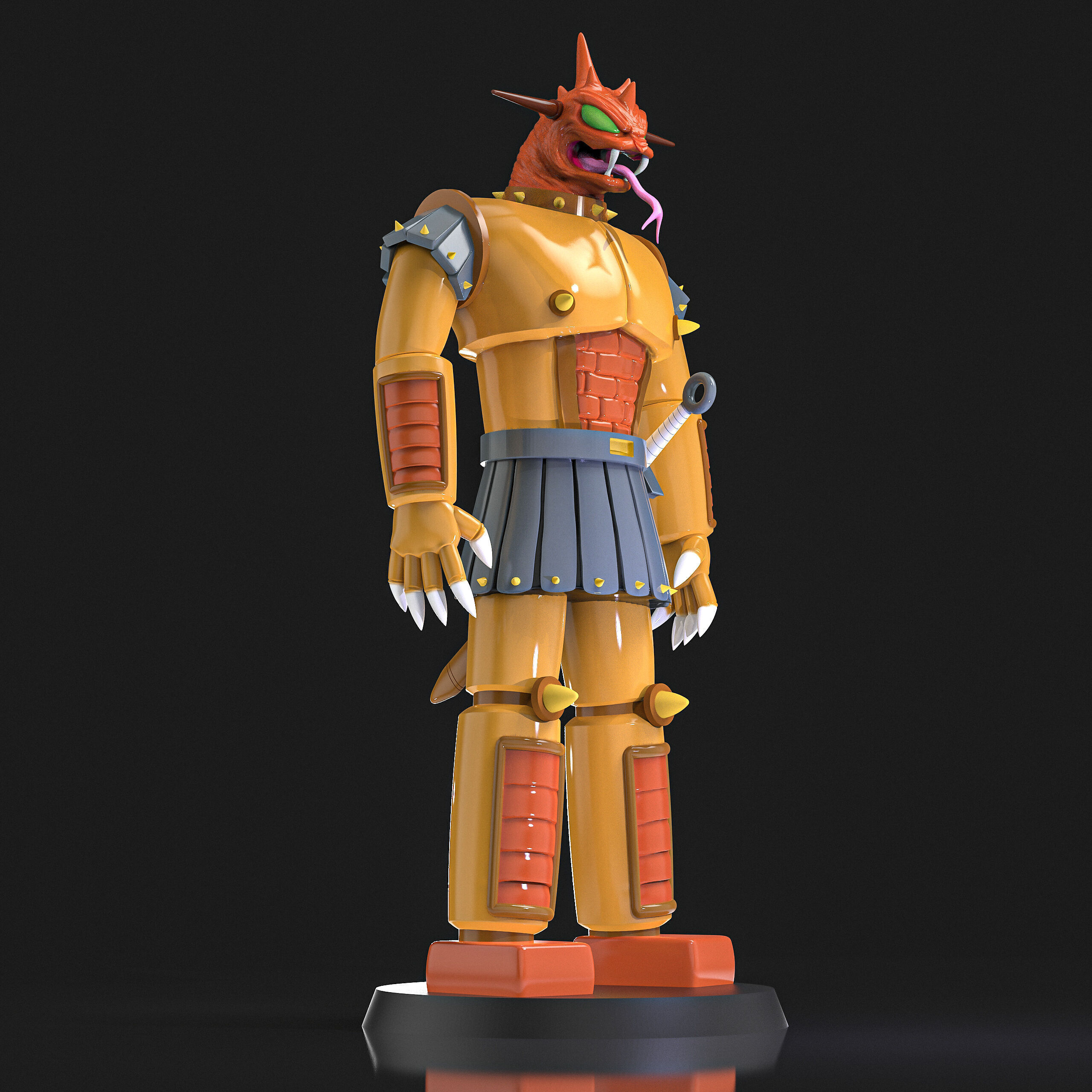 Serpenter I6 Mazinger Z 3D print model_1