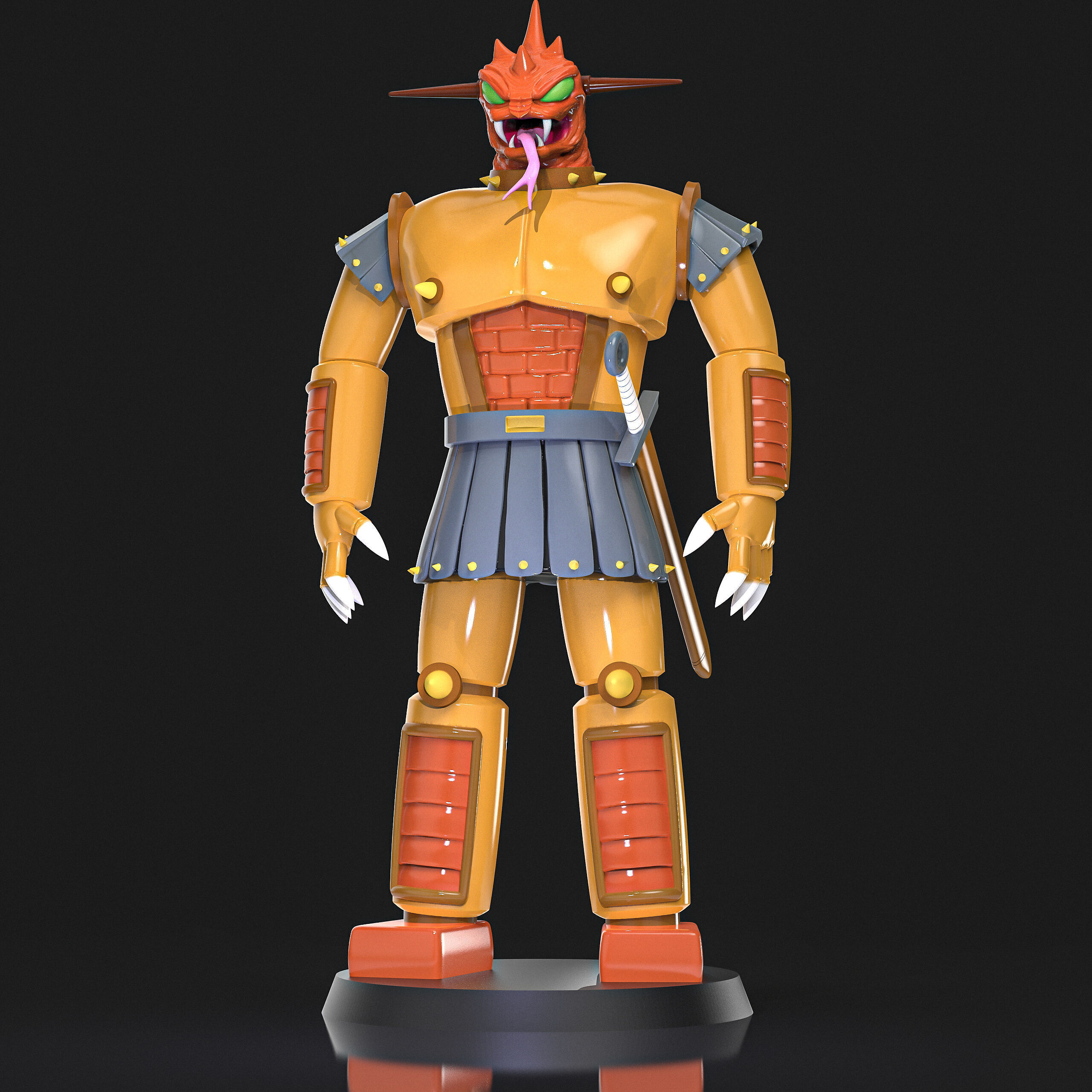 Serpenter I6 Mazinger Z 3D print model_7