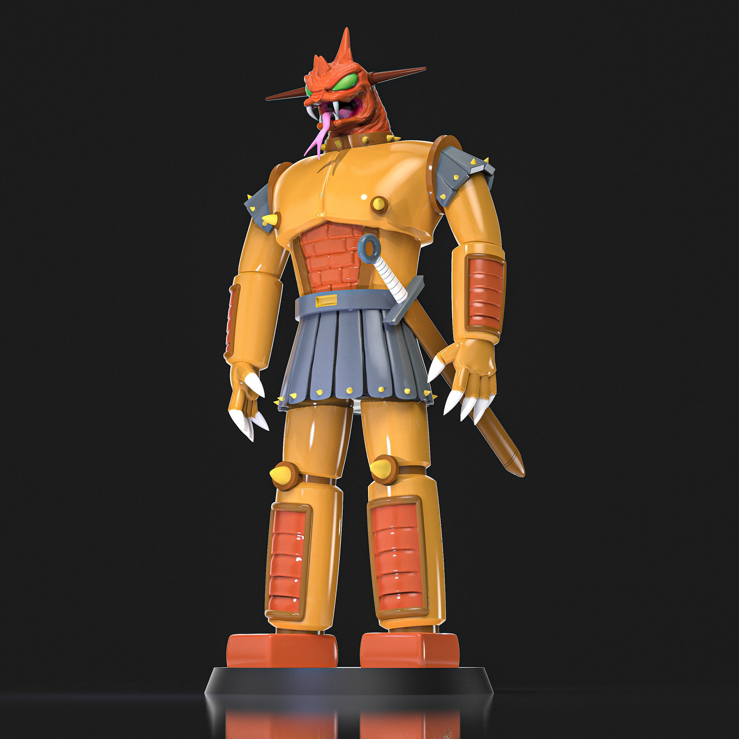 Serpenter I6 Mazinger Z 3D print model_2