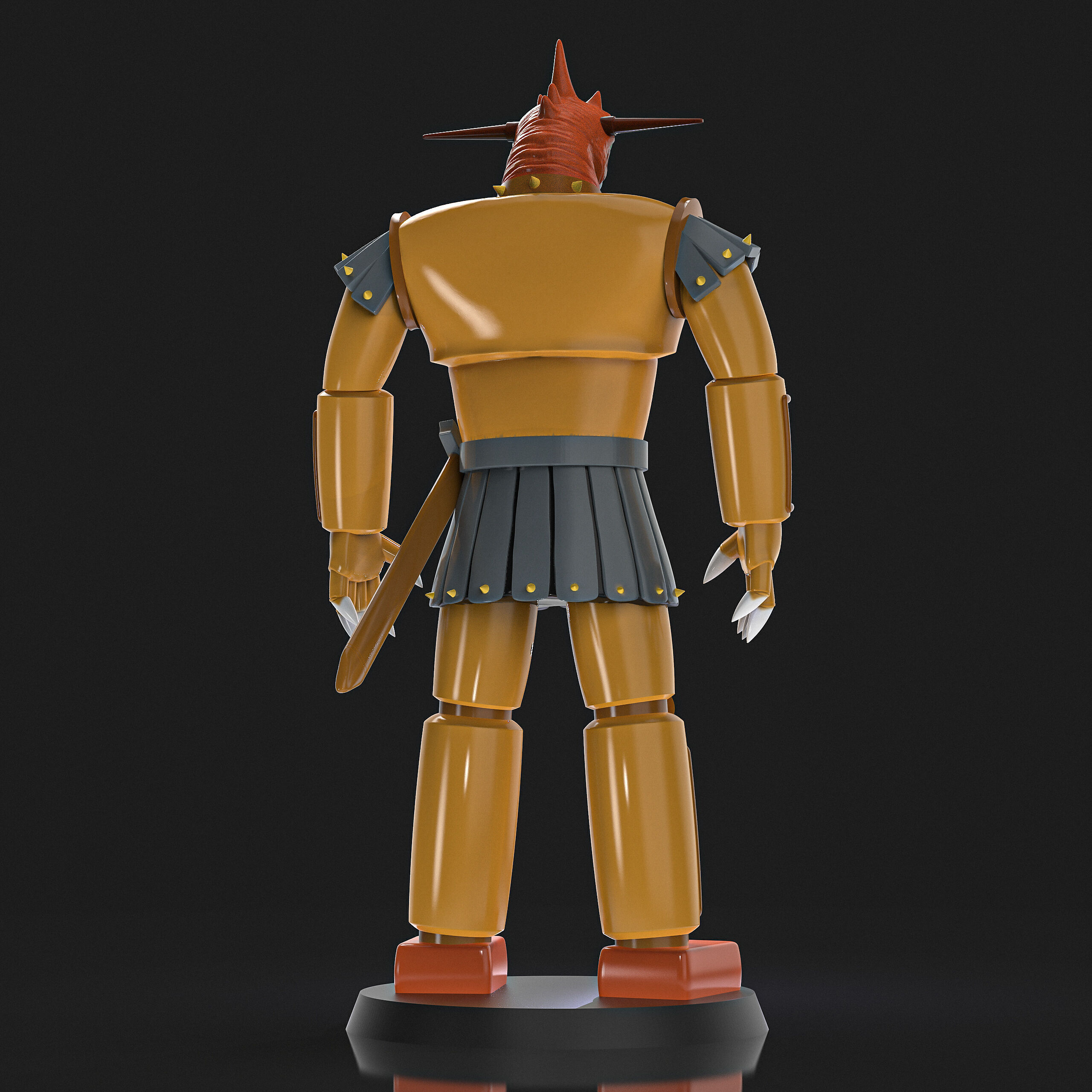 Serpenter I6 Mazinger Z 3D print model_3