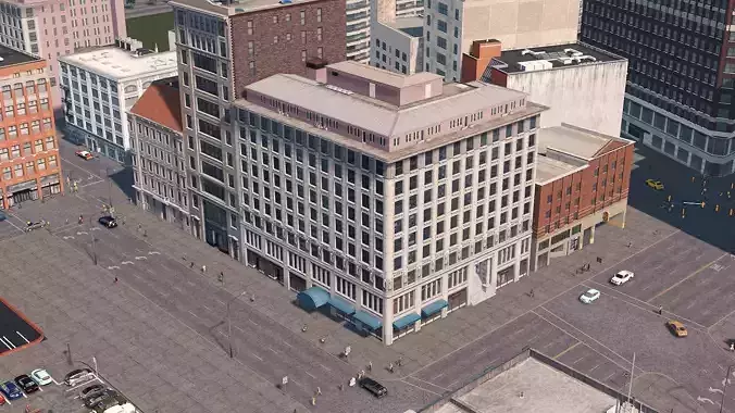 Arctic building Low-poly 3D model