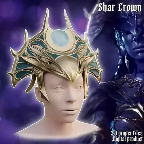 Fantasy Shar Crown Baldurs Gate 3