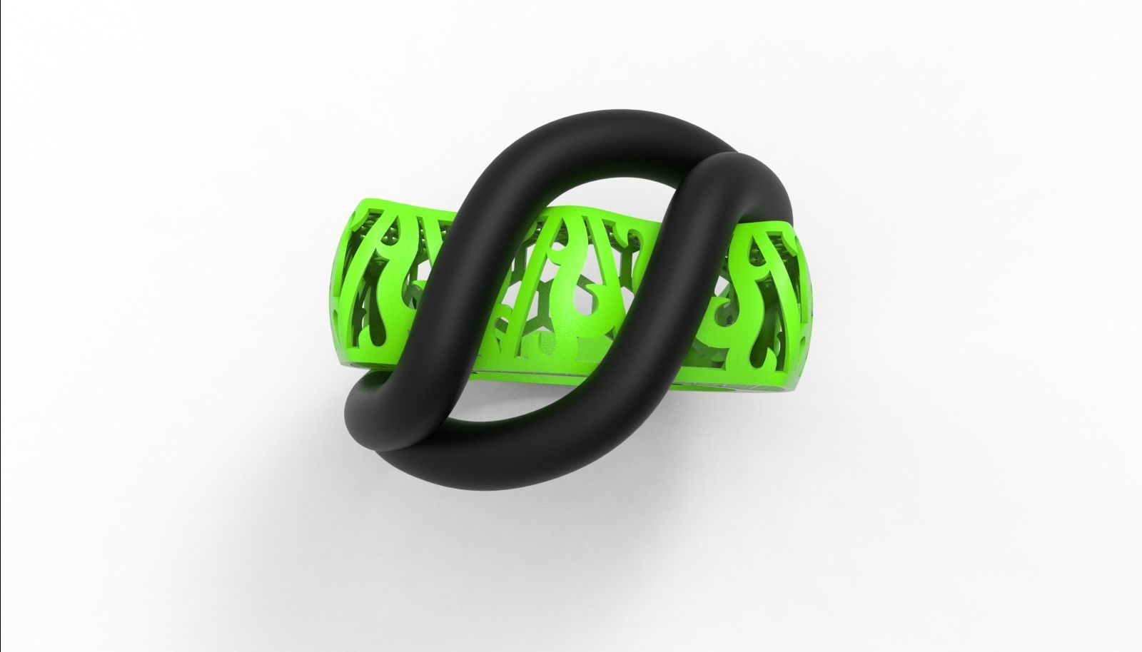 30 light weight fusion ring ready to cast and print  3D Model Collection_138