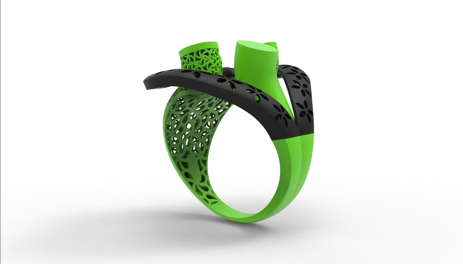 30 light weight fusion ring ready to cast and print  3D Model Collection_167