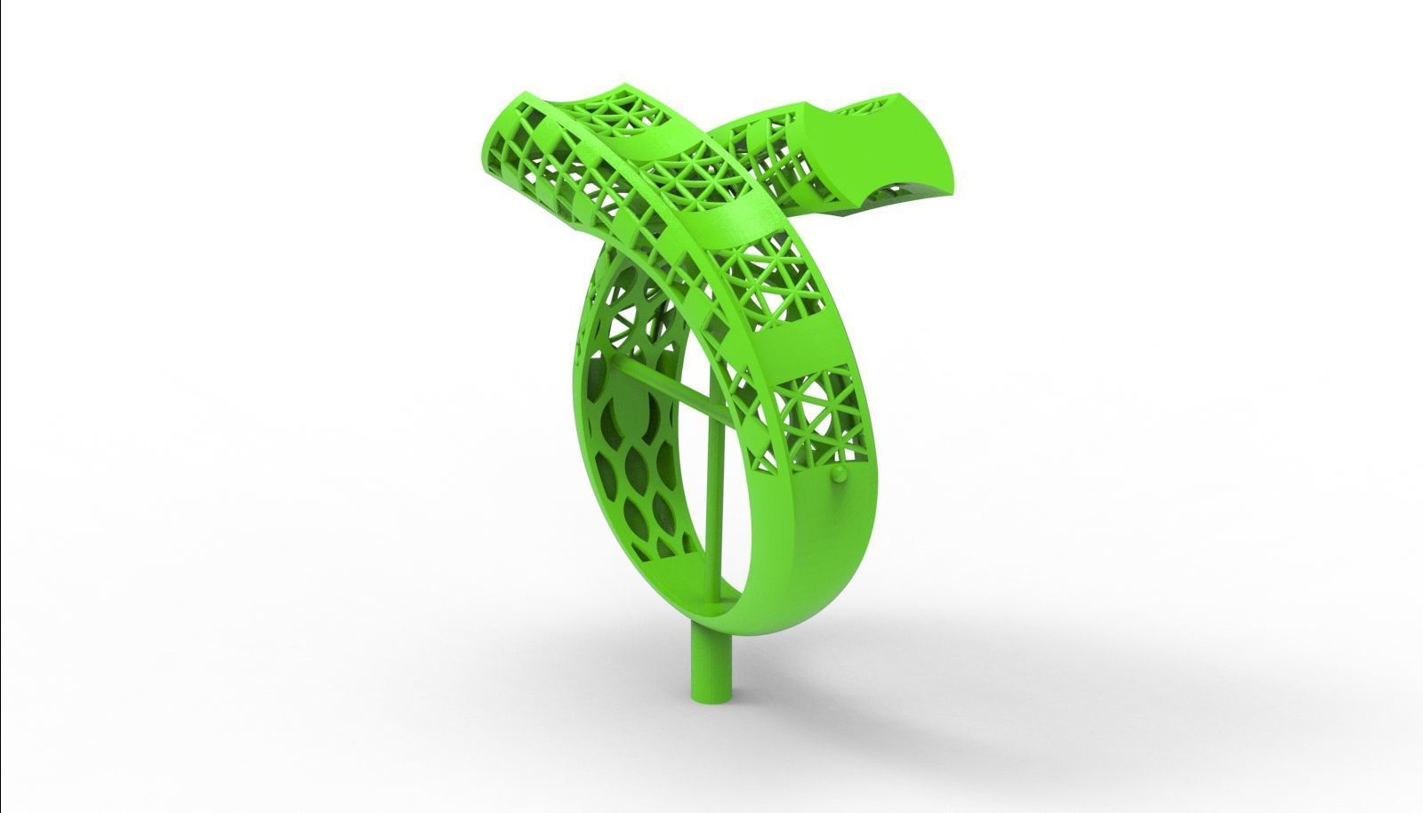 30 light weight fusion ring ready to cast and print  3D Model Collection_97