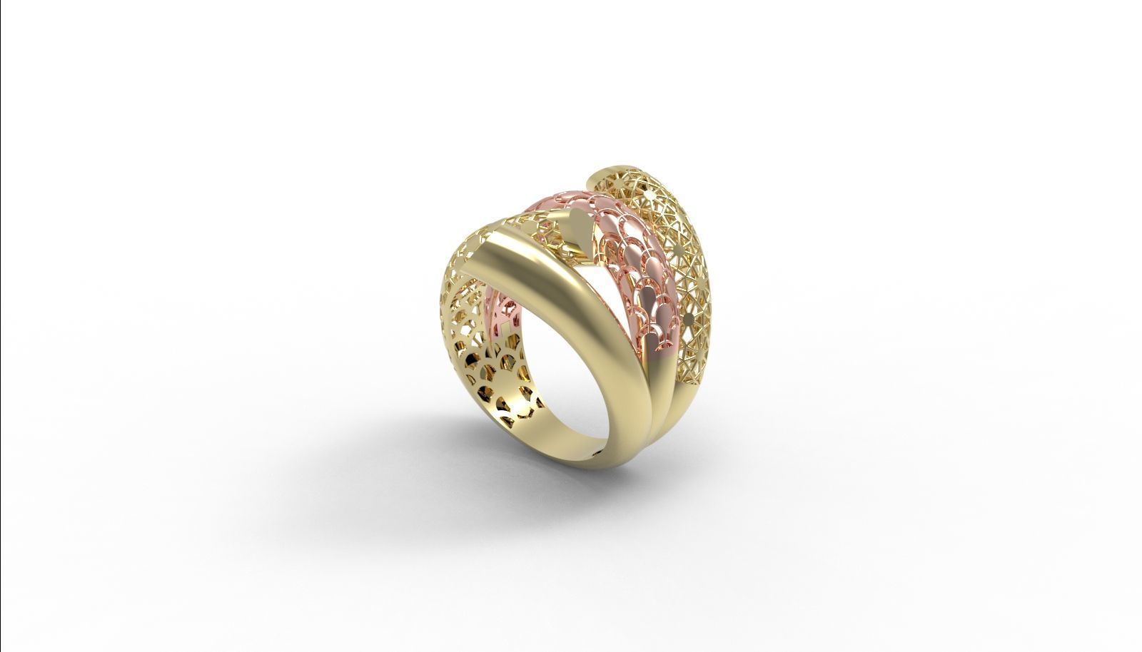 30 light weight fusion ring ready to cast and print  3D Model Collection_100