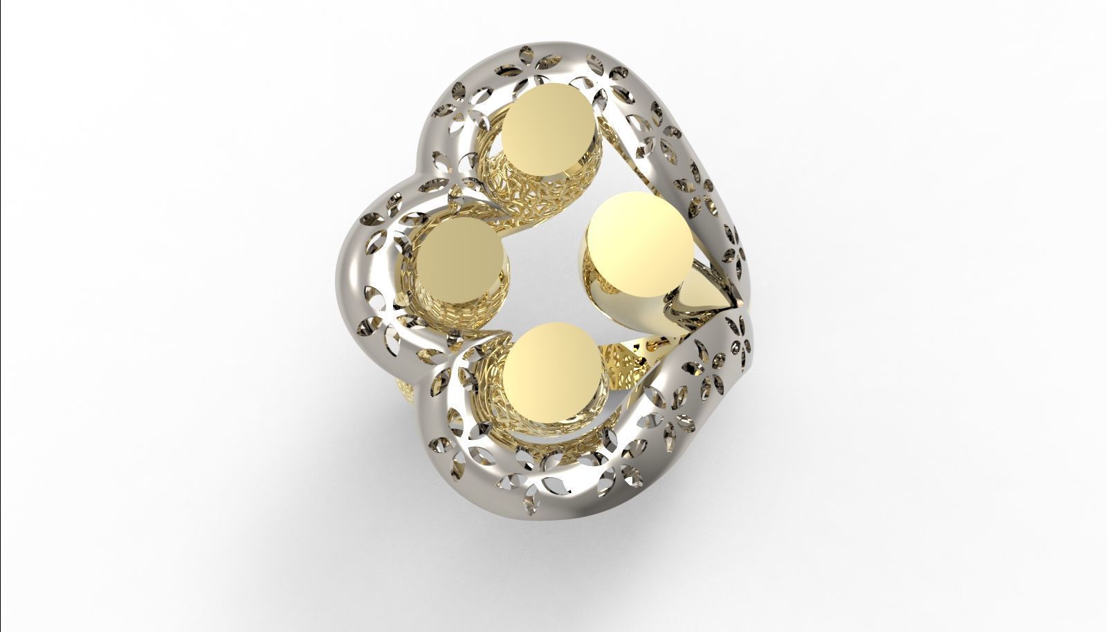 30 light weight fusion ring ready to cast and print  3D Model Collection_161