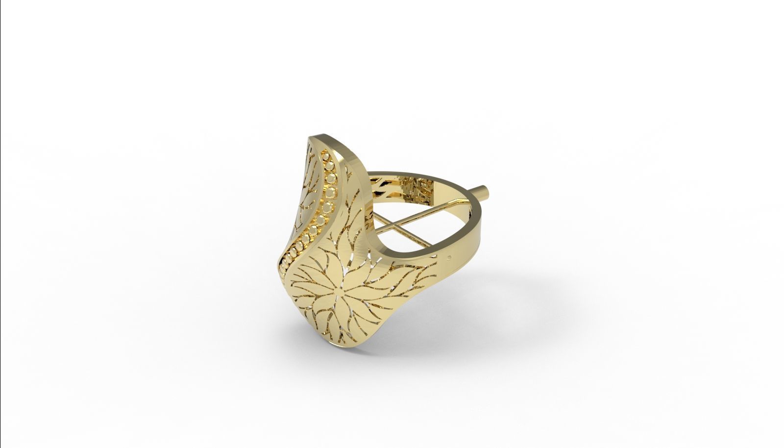 30 light weight fusion ring ready to cast and print  3D Model Collection_50