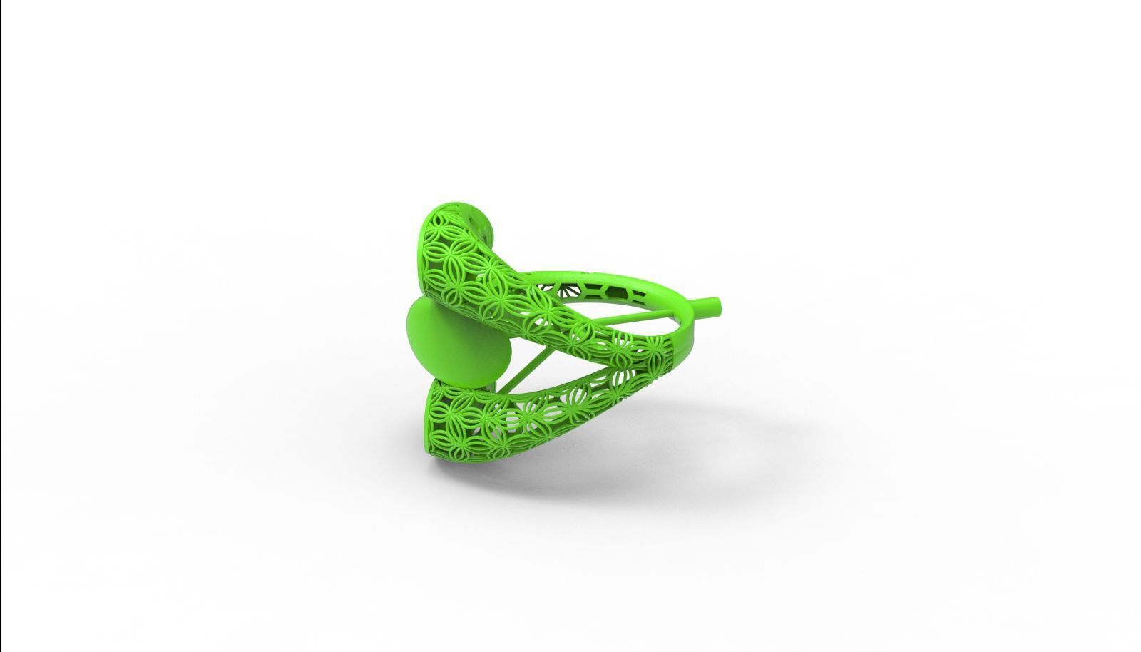 30 light weight fusion ring ready to cast and print  3D Model Collection_45