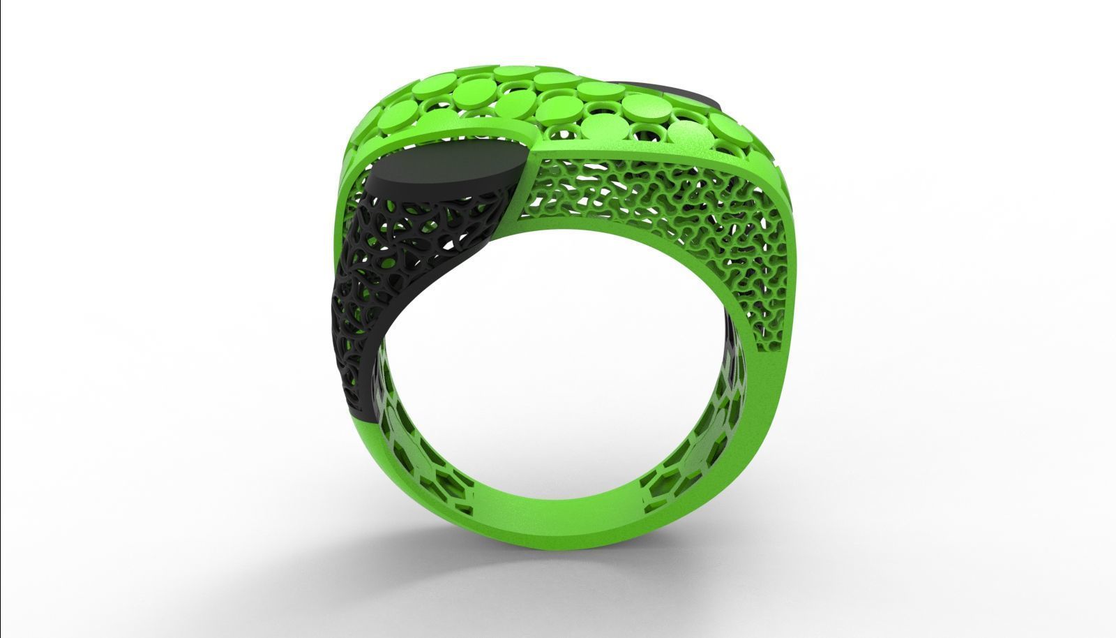 30 light weight fusion ring ready to cast and print  3D Model Collection_157