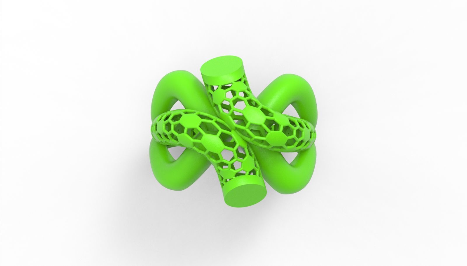 30 light weight fusion ring ready to cast and print  3D Model Collection_133