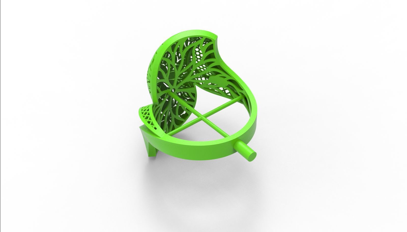 30 light weight fusion ring ready to cast and print  3D Model Collection_60