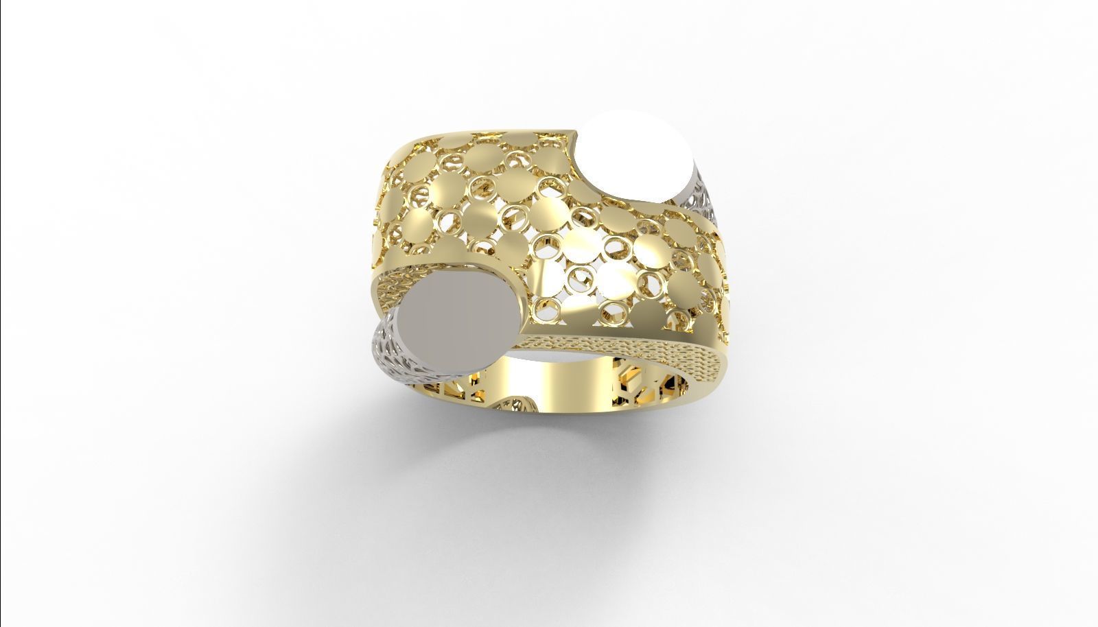 30 light weight fusion ring ready to cast and print  3D Model Collection_153