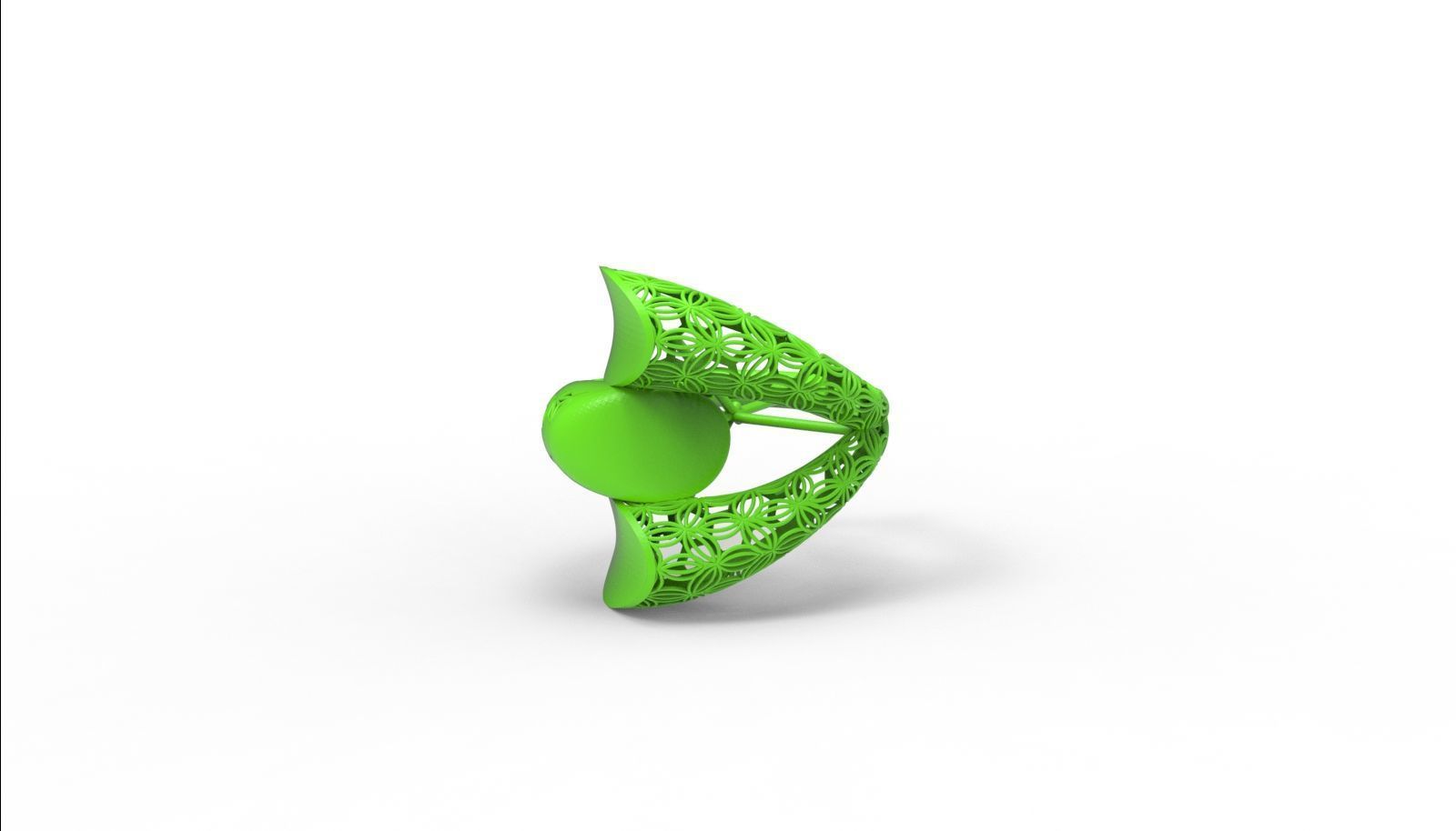 30 light weight fusion ring ready to cast and print  3D Model Collection_44