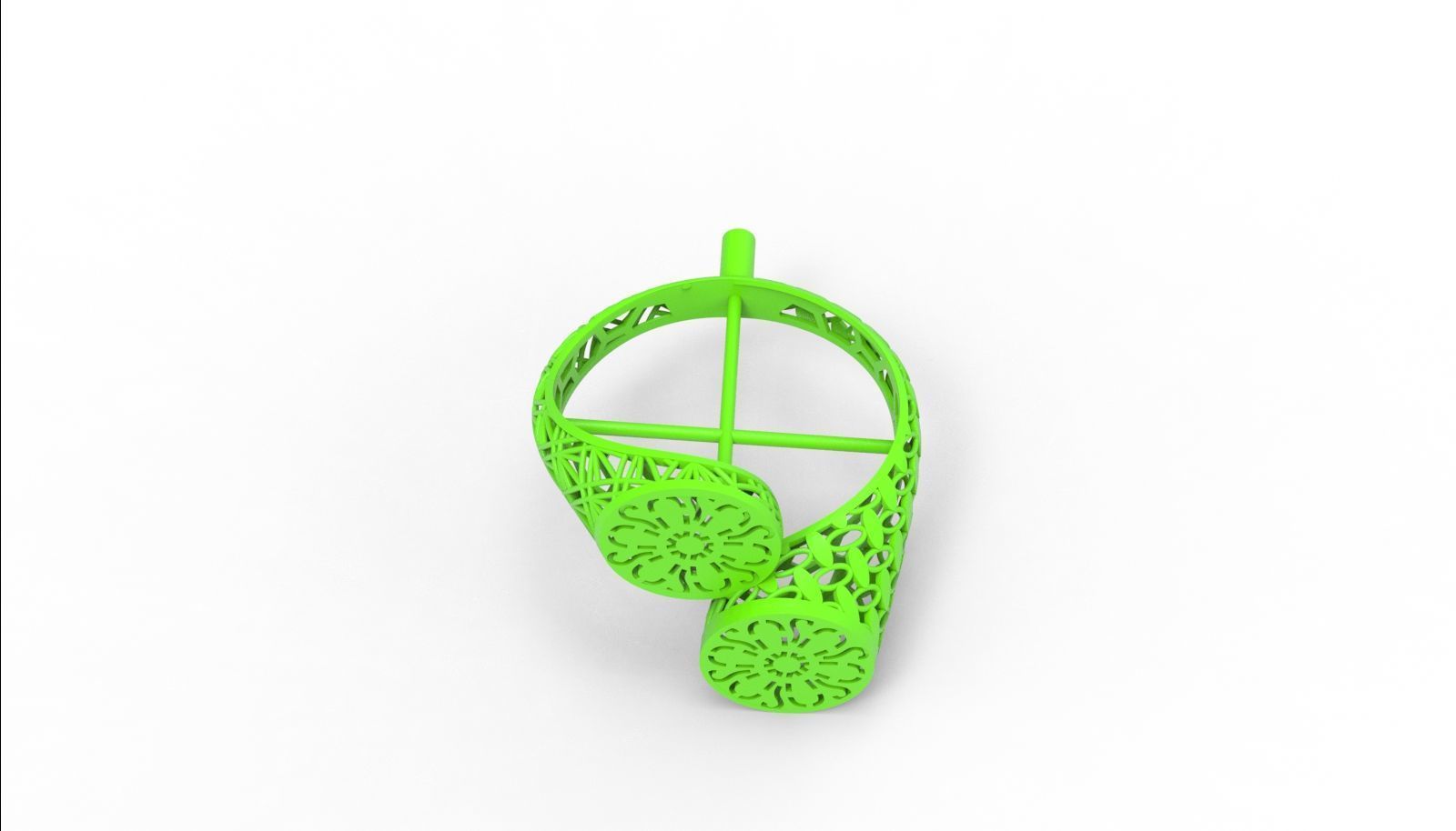 30 light weight fusion ring ready to cast and print  3D Model Collection_37