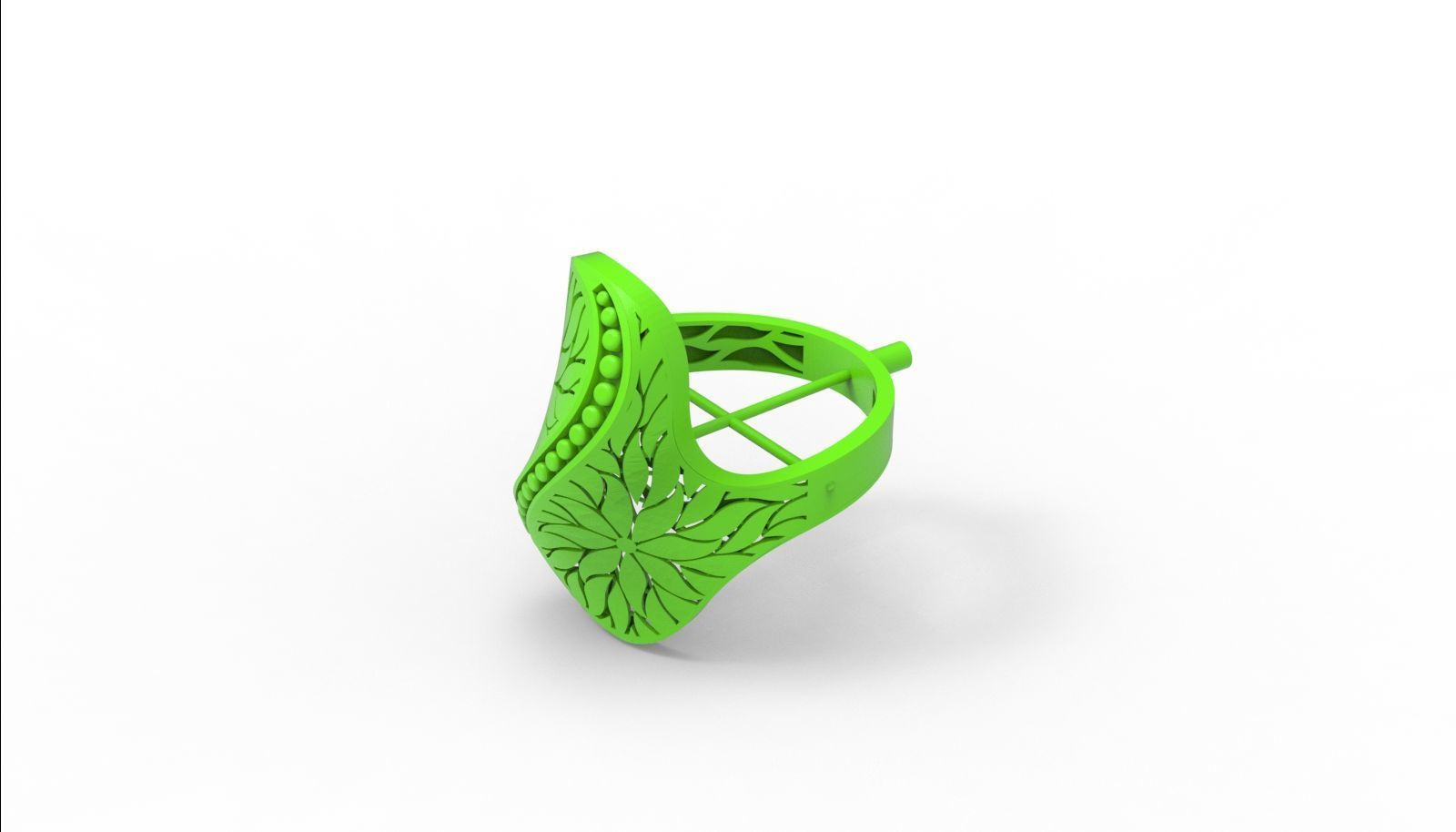 30 light weight fusion ring ready to cast and print  3D Model Collection_52