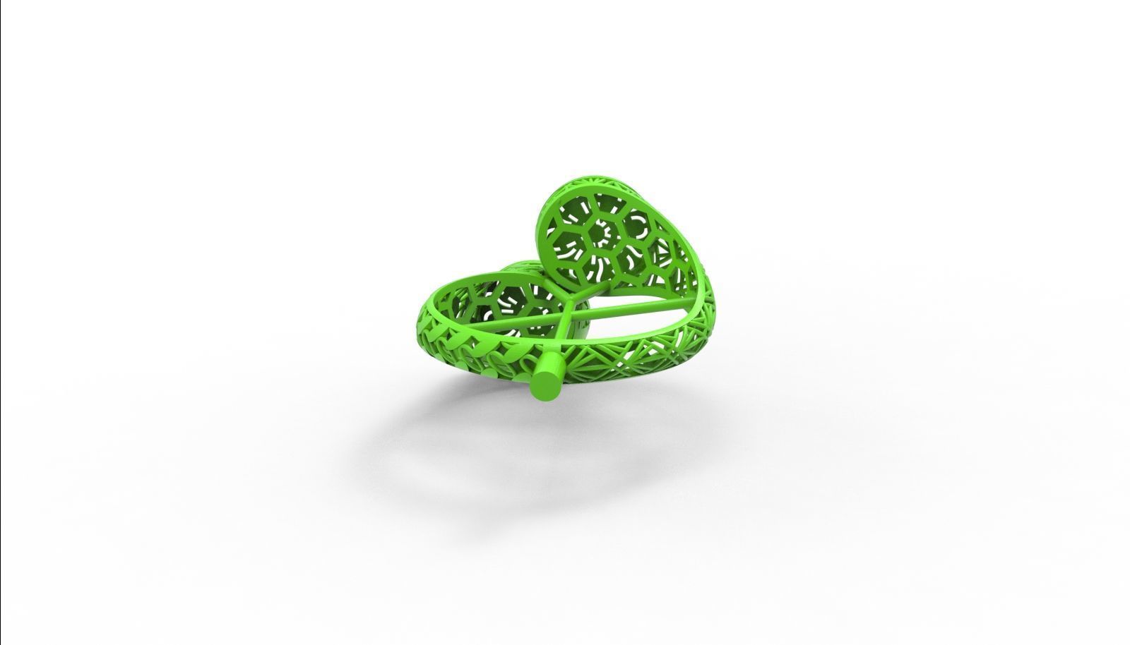 30 light weight fusion ring ready to cast and print  3D Model Collection_40
