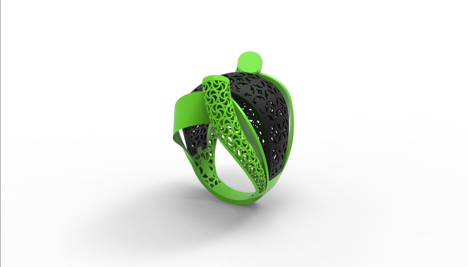 30 light weight fusion ring ready to cast and print  3D Model Collection_147