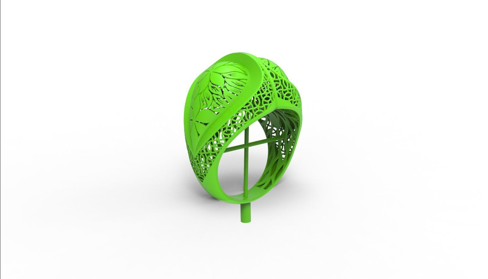 30 light weight fusion ring ready to cast and print  3D Model Collection_72